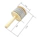 ammoon Wooden Cabasa Percussion Band Student Children Kid Instrument Pop Hand Shaker