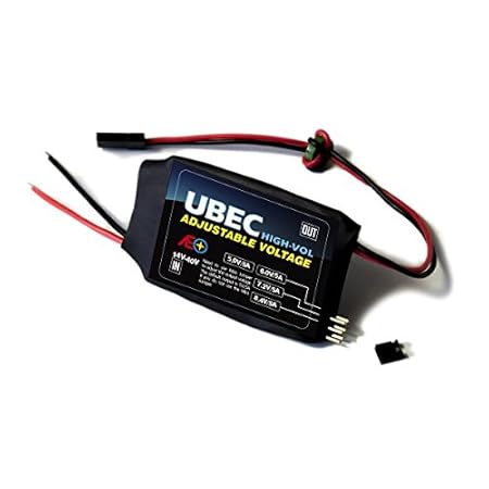 LaDicha Dw Wing High Voltage Einstellbar Ubec 5V/6V/7.2 V/8.4 V/9V/12V Für Rc Modelle - 5/6/9/12V Version
