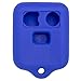 Keyless2Go Replacement for New Silicone Cover Protective Case for Remote Key Fobs FCC CWTWB1U345 CWTWB1U331 GQ43VT11T - Blue
