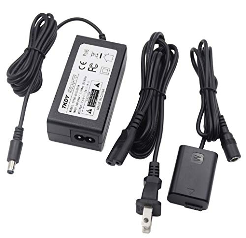 AC-PW20 AC Power Adapter Supply and DC Coupler kit Fully Decoded replacement for NP-FW50 Battery Sony Alpha Sony a3000 a5000 NEX-5 NEX-5A NEX-5C NEX-5H NEX-5K NEX-3 NEX-3A Cameras.