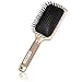 SUPRENT Velvet Touch Paddle Hair Brush, Detangling Brush for Straightening & Smoothing Hair (GOLD)