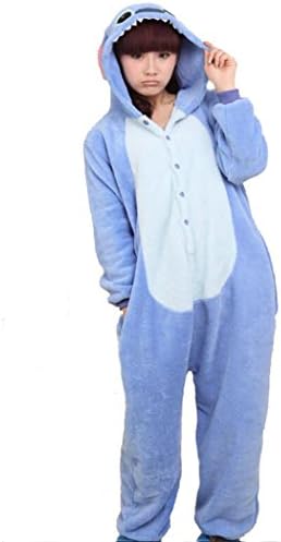 CYSPORTS Adults Stitch Onesie Halloween Costumes Sleeping Wear Kigurumi Pajamas