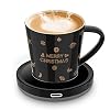 BESTINNKITS Smart Coffee Set Auto On/Off Gravity-induction Mug Office Desk Use, Candle Wax Cup Warmer Heating Plate (Up…