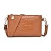 Shoulder Bag, Creazy Women Fashion Handbag Crocodile Pattern Shoulder Bag Small Tote Ladies Purse (Brown)