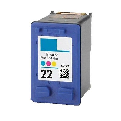 New York TonerTM New Compatible 2 Pack C9352A XL (HP 22) C8727A (HP 27) High Yield Inkjet For HP : 5610xi . -- Black Color