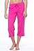 Danskin Now Women's Regular and Plus size Capri Pink L