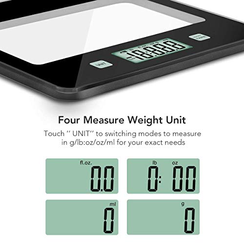 Kitchen Food Scale, Digital Multifunction Accurate Postage Scales with