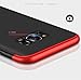 A Trading 3 in 1 Ultra-thin PC Hard Case 360 Degree Protective for Galaxy S8 Plus (Red+Black)