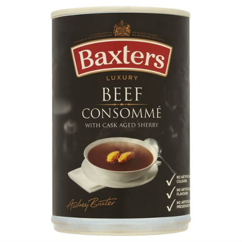Baxters Luxury Beef Consommé With Cask Aged Sherry Soup 400G Case Of 12