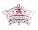 FECEDY® 4pcs/Set Foil Balloons for Newborn Baby Shower,Birthday Party Decoration