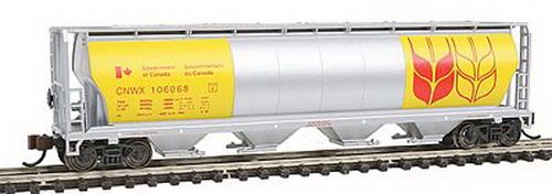 UPC 022899191843, Bachmann Industries Inc. Canadian 4-Bay Cylindrical Grain Hopper Government of Canada - N Scale