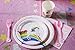 Redwood & Sage Unicorn Party Supplies Rainbow Birthday Plates and Tableware Set for 16 Guests