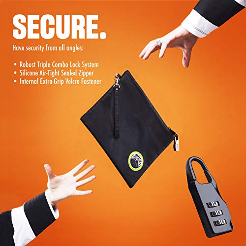 Upgraded 2022 Smell Proof Bag with Lock Odor Proof Bag Dog Tested