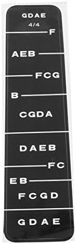 uxcell Music Violin Learner Beginner Neck Notes Fingering Chart Fingerboard Sticker