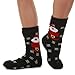 Gilbins Winter-Weight Thermal Fleece-Lined Cozy Christmas Holiday Sherpa Lined Slipper Socks, 3 Pair Pack