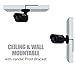 Night Owl Security, 2 Pack of 720p HD Wired Security Add-on Bullet Cameras (Black)