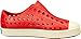 Native Shoes Unisex-Child Jefferson Slip-On, Torch Red/Bone White, 12 M US Little Kid