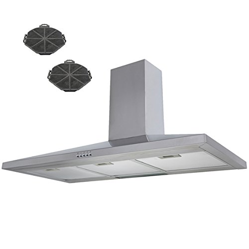 Hoods Large Appliances SIA CH71SS 70cm Stainless Steel Chimney Cooker Hood Extractor Fan And