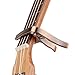 Professional Zinc Alloy Capo for 4-String Ukulele - Soprano & Concert - Lightweight & Rose Gold - Includes 2 Ukulele Picks - BestSounds