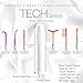 Project E Beauty D'arsonval High frequency direct for Home Use - skin tightening, Wrinkles, Fine lines, Puffy Eyes (6 Electrodes Argon X 2 Neon X 4)