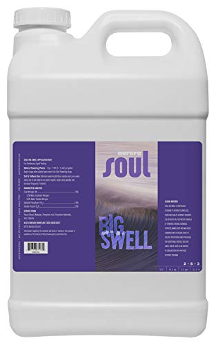 Soul Big Swell, Liquid Fertilizer for Hydroponics and Soil, 2-5-3, 2.5 Gallon