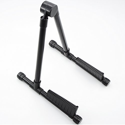 Guitar Stand Lightweight Disassembly Musical Instrument Stand Free Guitar Hanger ABS Material Universal Guitars (Black)