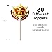 30Pcs | Cupcake Toppers and Cake Topper | Kids Party Supplies | Video Game Birthday Favors
