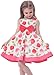 Bonny Billy Girls Sleeveless Cotton Print Casual Children Dress with Sash