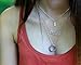 EFYTAL Sisters Gifts from Sister, 925 Sterling Silver Three Circle Necklace for Women, Big Sister Gifts, 3 Sisters For Eternity