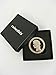 CoinedBits The Official Satoshi Nakamoto 3D Bitcoin Collector’s Coin | Two-Tone Medallion with Custom Gift Display Box