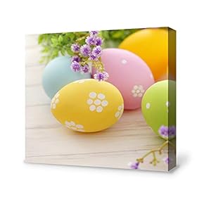 Canvas Wall Art for Living Room,Bedroom Home Artwork Paintings Egg Ready to Hang - 12x12 inches