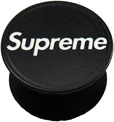 PopStyle Grip Stand for Smartphone (Supreme Black) Phone Tablet Expanding Holder High Fashion Inspired Luxury Quality 3M