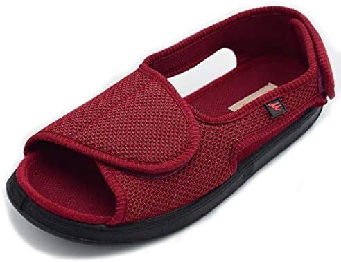 edema open toe slippers