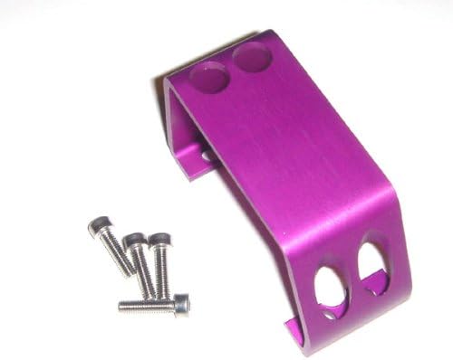 RC Raven Aluminum Parts and Accessories Purple Anodized Steering Servo Cover for T- Maxx Classic 4910 and Original E-Maxx- RC Car Upgrade Parts