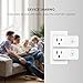 Smart Plug Wifi Outlet USB mini Socket Compatible with Alexa, Google Home& IFTTT, Schedule Timer Function Control Electric Allliances Devices, Prevent Overcharging 2 Pack