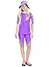 Tuga Girls Jammer (UPF 50+), Violet, 8/10 yrs (23.5