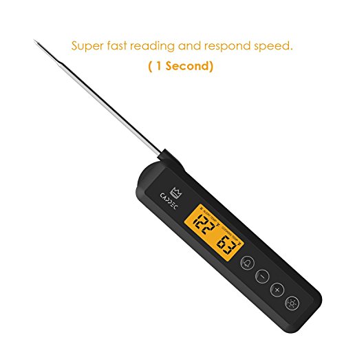 Cappec KTH04 Instant Digital Meat Thermometer With Target Setting Alert and Backlight