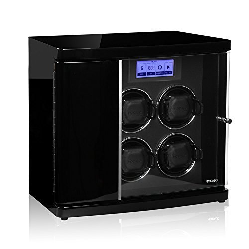 Modalo - Luxurious Watch Winder - LCD Touch Screen - Winds up to 6 Watches