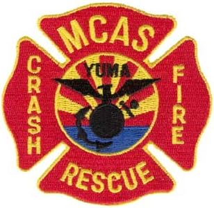 USMC MCAS Yuma Crash Fire Rescue 3.25" Military Patch