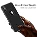 CASEKOO iPhone Xs Max Case Slim Fit Ultra Thin Hard Plastic Cover Matte Finish with Great Grip Compatible with iPhone Xs Max 6.5 inch ONLY [Shell Series] - Phantom Black