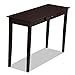 Yaheetech Wood Console Table for Entryway/Hallway, Sofa Table with Drawer and Storage Shelf, Black