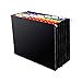 ABC life Hanging File Folders Letter Size 7 Pockets Accordian File Organizer Expanding File Folder for Filing Cabinet/Accordion File Box Plastic Document Receipt Organizer with Colored Labels