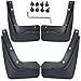 biosp Auto Mud Flaps Splash Guards For BMW X1 2016 2017 2018 2019 Front and Rear Fender Cover PP-Custom Fit Black Molded 4Pcs Set