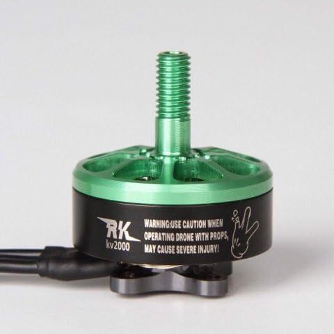 RCDH Racekraft 2307 2000KV – Green / Grey Base all 4 hole 16x16mm