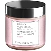 JKAJKA Champagne Lift Firming Body Creme – Luxe-Lift Firming Complex & Pink Pepperslim for Tightened, Hydrated Skin (Rose)
