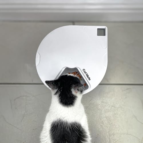 Cat Mate C500 5 Meal Digital Automatic Feeder with Ice Packs for Cats