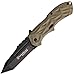 Smith & Wesson Black Ops SWBLOP3TD 7.7in S.S. Assisted Opening Knife with 3.4in Tanto Blade and Aluminum Handle for Tactical, Survival and EDC