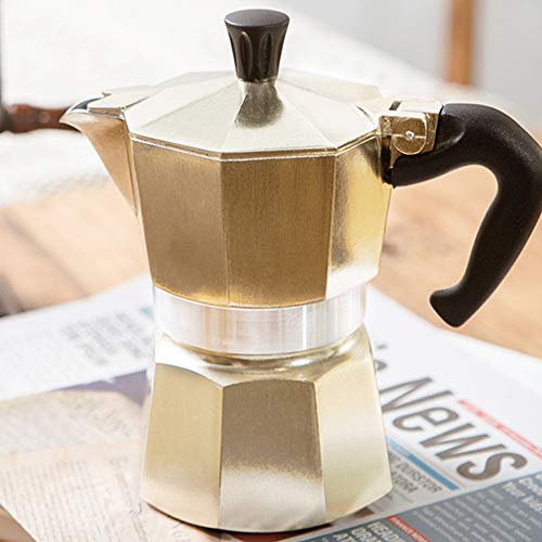 Lwieui Espressokocher Startseite Gebraut Maker Pot Mokka Topf Kaffeeutensilien Espresso-Kaffee-Topf Hausgemachte… – Bild 3