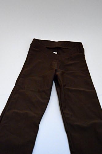 Katrina Ktrna Kids Activewear Girls size 4 in Chocolate Brown Dancewear Tina Pant, Made in the USA