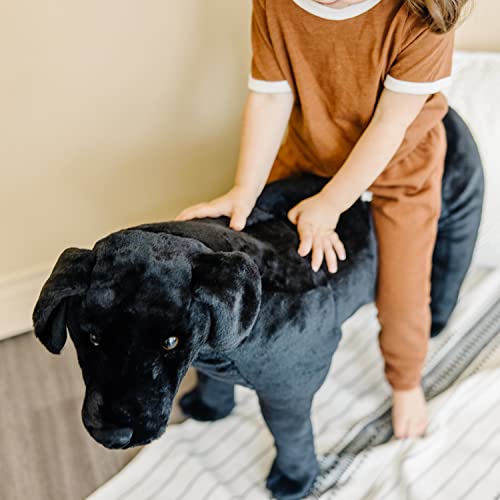 Melissa & Doug Giant Black Lab Lifelike Stuffed Animal Dog (over 2